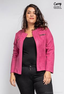 Picture of PLUS SIZE SUEDE JACKET